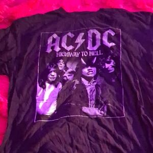 AC/DC Kids Purple and Black Highway to Hell T-Shirt